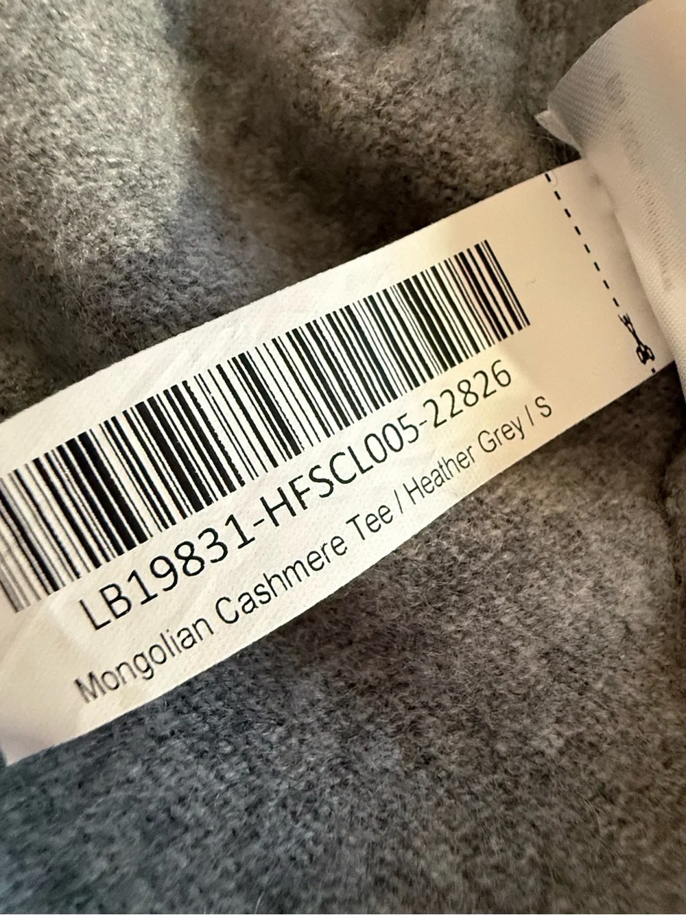 Quince 100% Mongolian Cashmere Short Sleeve Crewneck Sweater Gray Small
